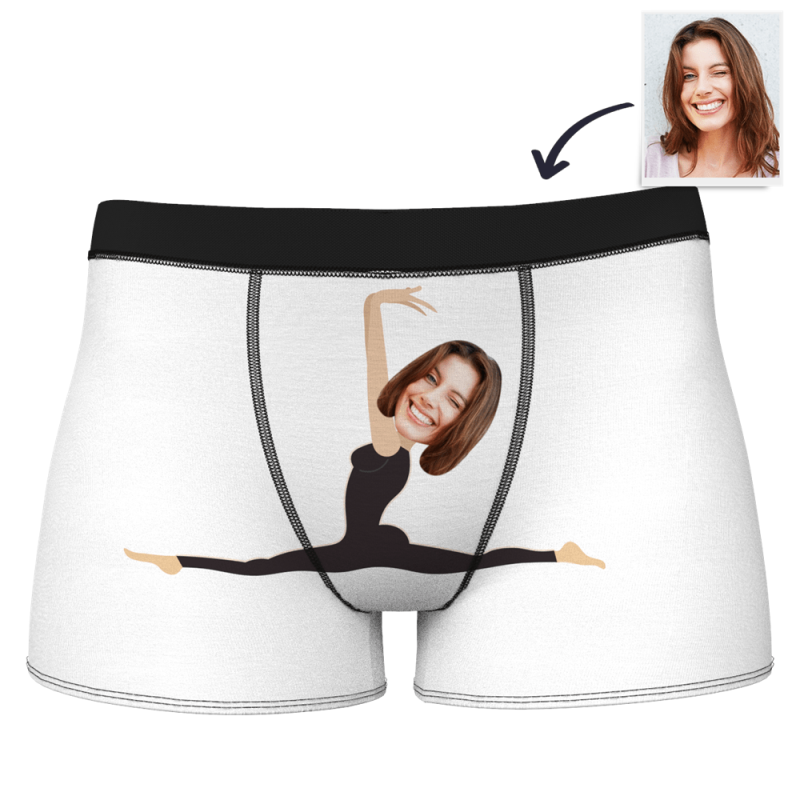 Boxer Shorts with Girlfriend’s Face – Beautiful Body