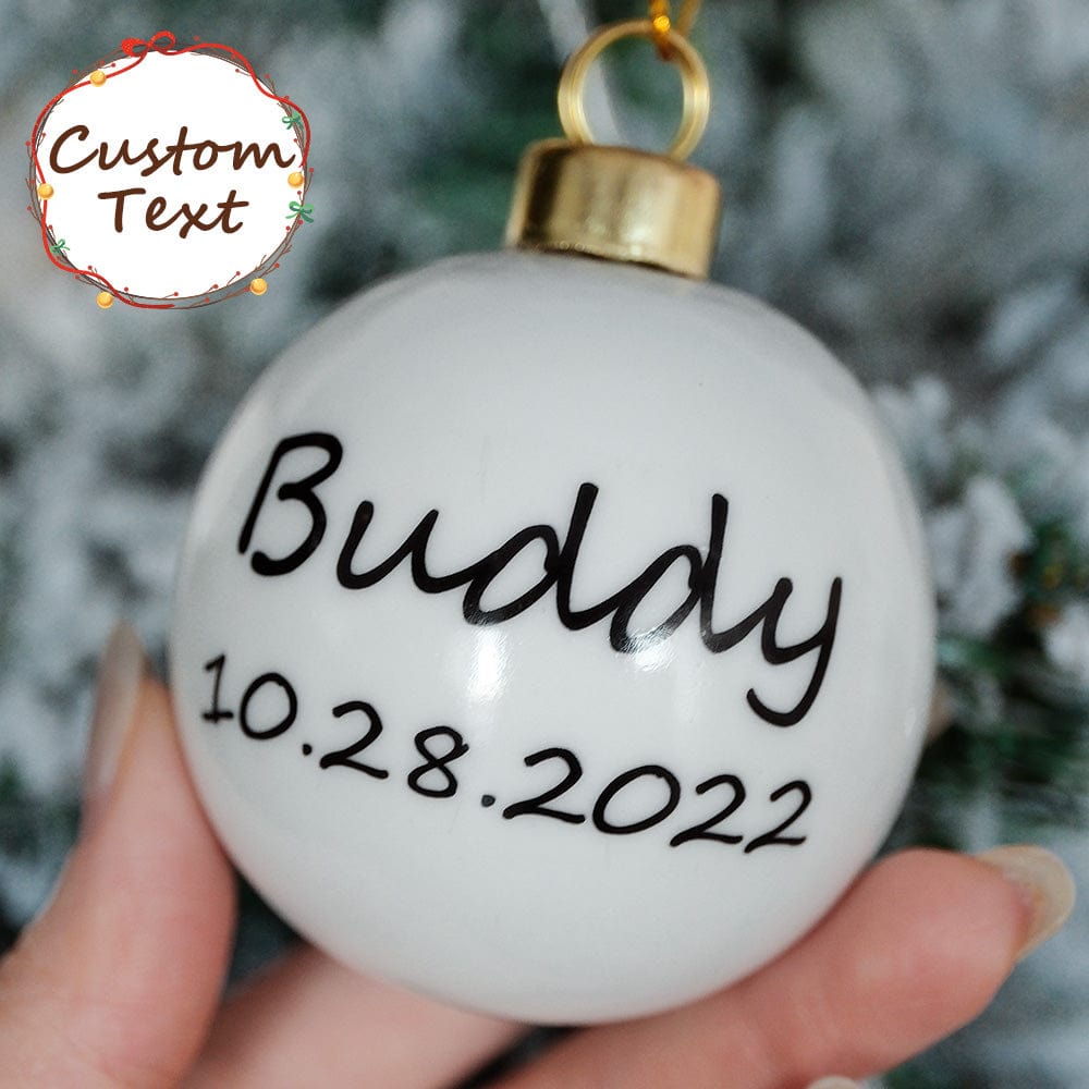 Personalized Pet Face Portrait Ornaments in Artfully Printed Hand-Painted Watercolor Style Custom Christmas Gift - Image 2