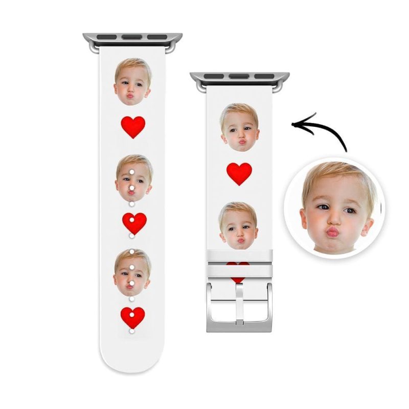 Personalized iWatch Bands Custom Apple Silicone Watch Design Apple Watch Band
