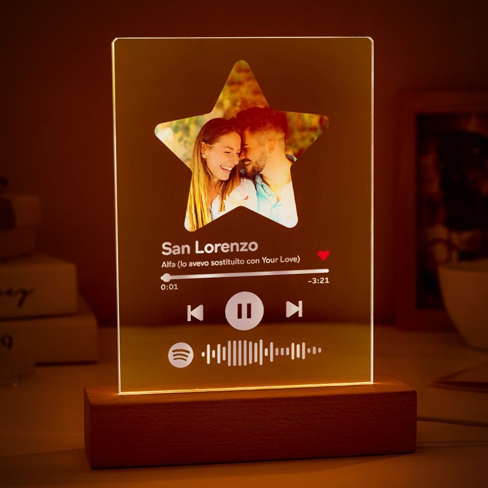 Custom Spotify Night Light Spotify Plaque Personalized Father's Day Gifts - Image 2